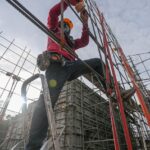 person working on construction site